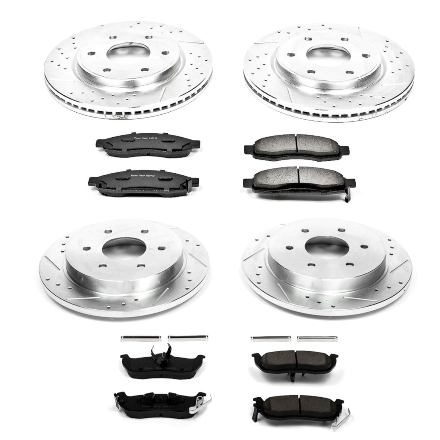 PowerStop Power Stop 05-07 Infiniti QX56 Front & Rear Z23 Evolution Sport Brake Kit K212