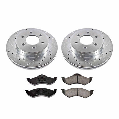 PowerStop Power Stop 00-02 Dodge Dakota Front Z23 Evolution Sport Brake Kit K2139