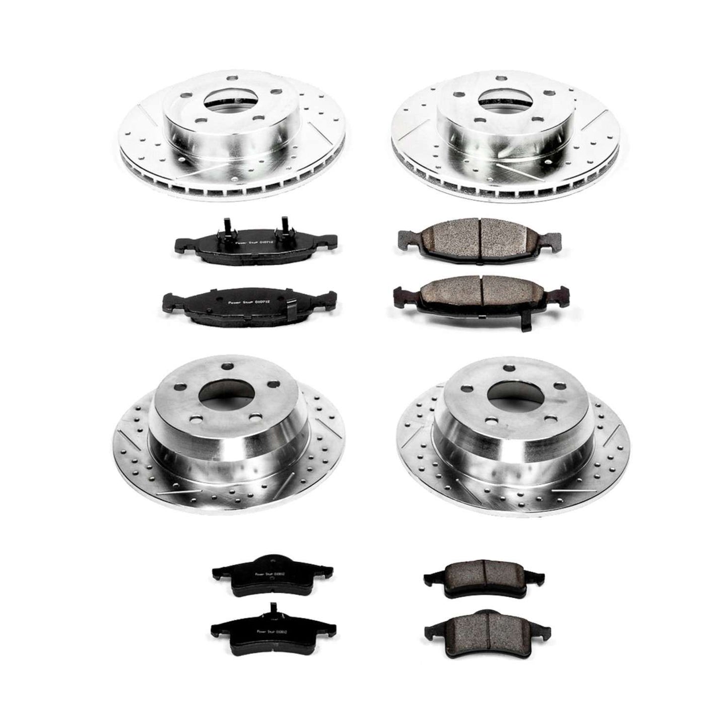 PowerStop Power Stop 99-02 Jeep Grand Cherokee Front & Rear Z23 Evolution Sport Brake Kit K2148