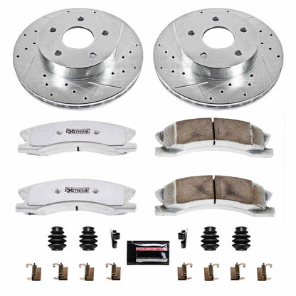 PowerStop Power Stop 99-04 Jeep Grand Cherokee Front Z26 Street Warrior Brake Kit K2149-26