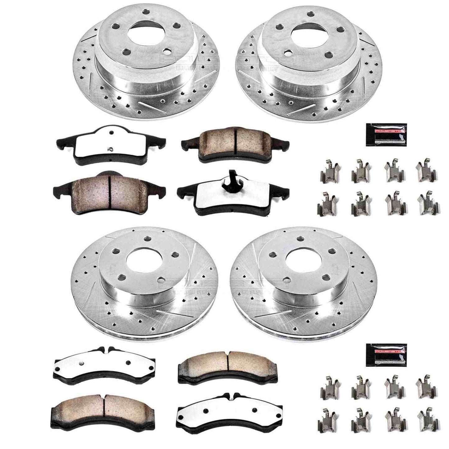 PowerStop Power Stop 99-04 Jeep Grand Cherokee Front & Rear Z36 Truck & Tow Brake Kit K2150-36