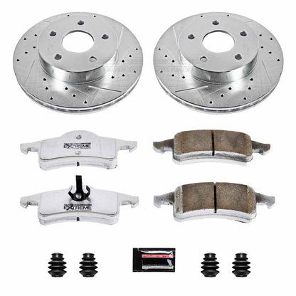 PowerStop Power Stop 99-04 Jeep Grand Cherokee Rear Z26 Street Warrior Brake Kit K2151-26