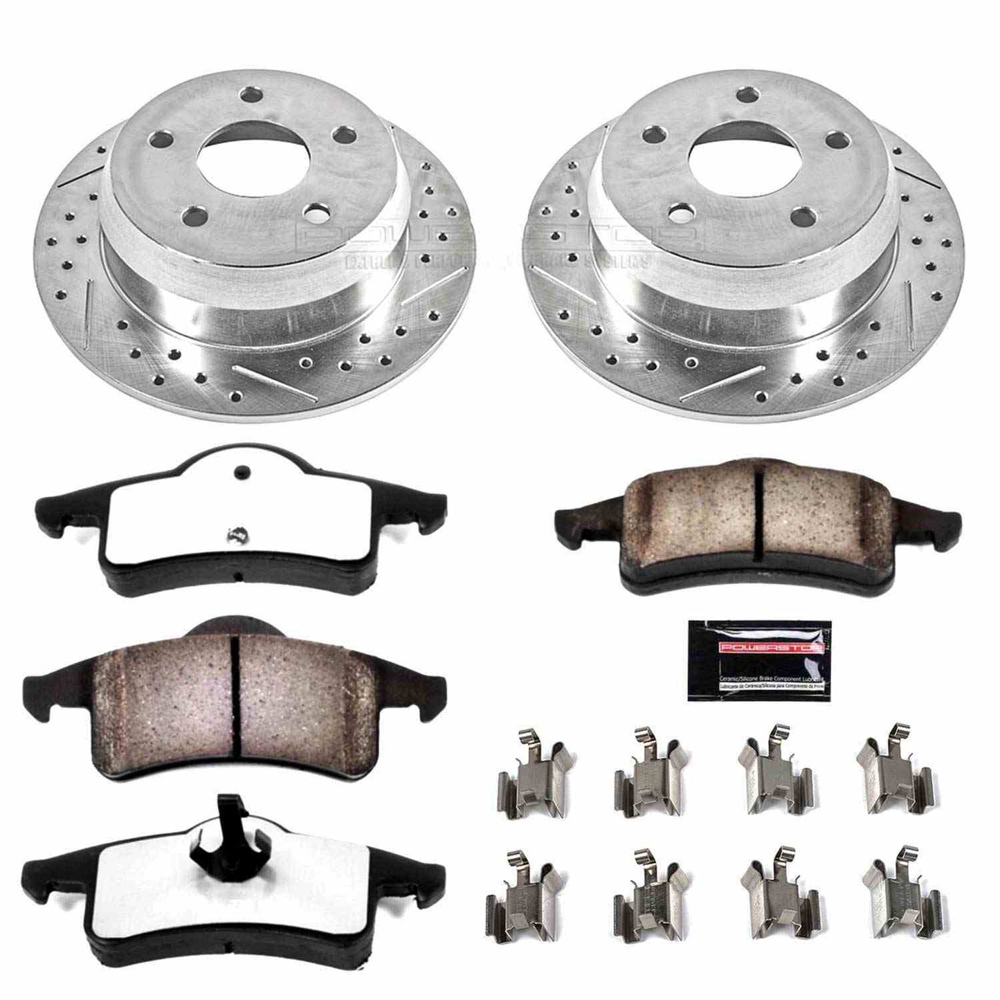 PowerStop Power Stop 99-04 Jeep Grand Cherokee Rear Z36 Truck & Tow Brake Kit K2151-36