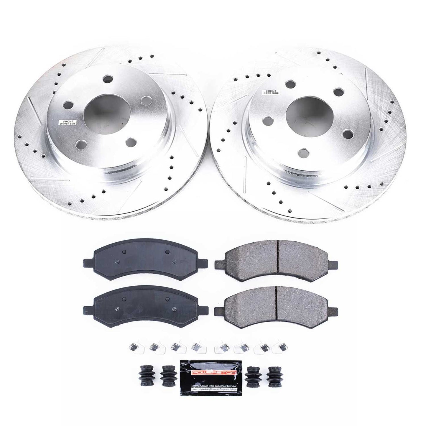 PowerStop Power Stop 07-09 Chrysler Aspen Front Z23 Evolution Sport Brake Kit K2163