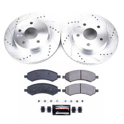 PowerStop Power Stop 07-09 Chrysler Aspen Front Z23 Evolution Sport Brake Kit K2163