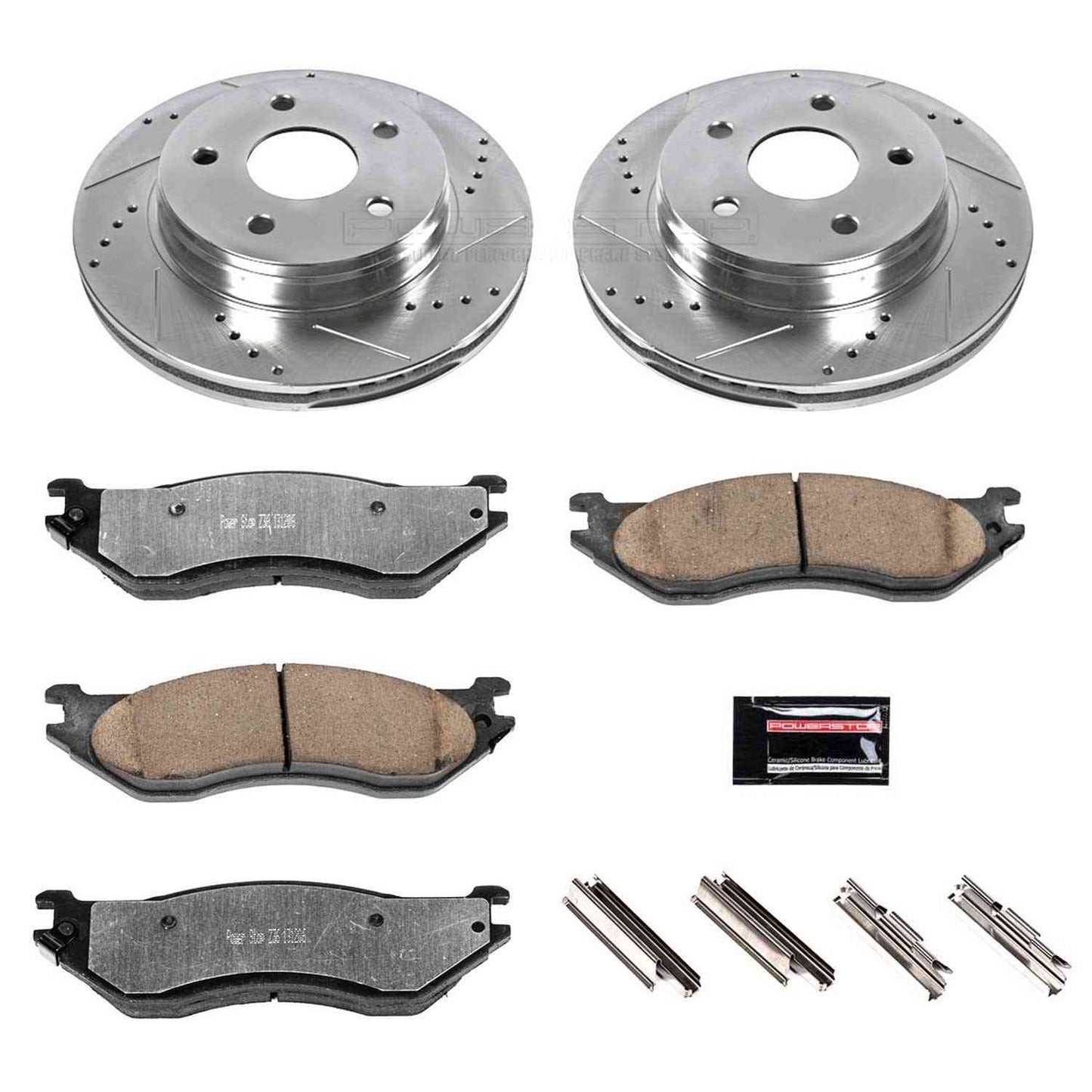 PowerStop Power Stop 04-06 Dodge Durango Front Z36 Truck & Tow Brake Kit K2165-36