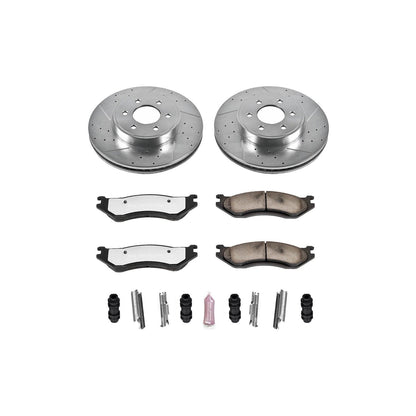 PowerStop Power Stop 2003 Dodge Durango Front Z36 Truck & Tow Brake Kit K2178-36