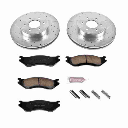 PowerStop Power Stop 2003 Dodge Durango Front Z23 Evolution Sport Brake Kit K2178