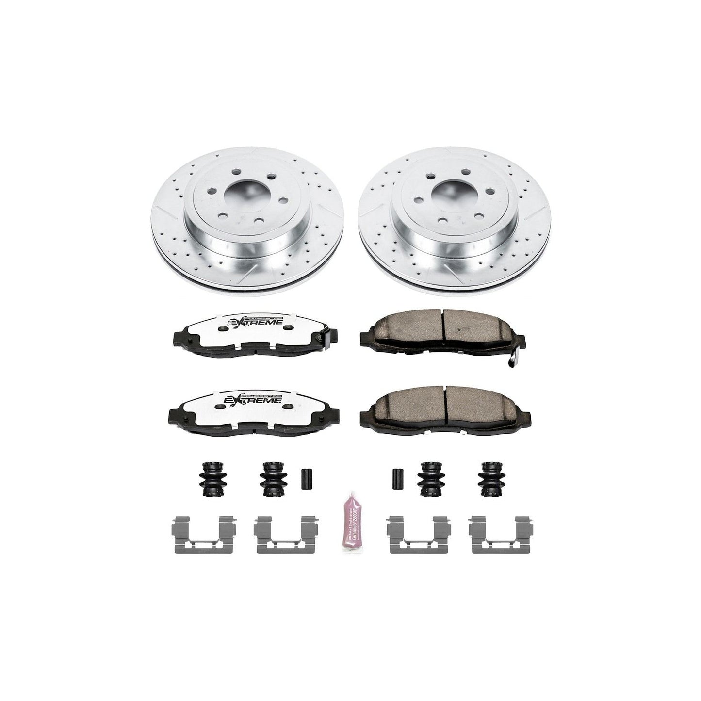 PowerStop Power Stop 03-04 Dodge Dakota Front Z36 Truck & Tow Brake Kit K2187-36