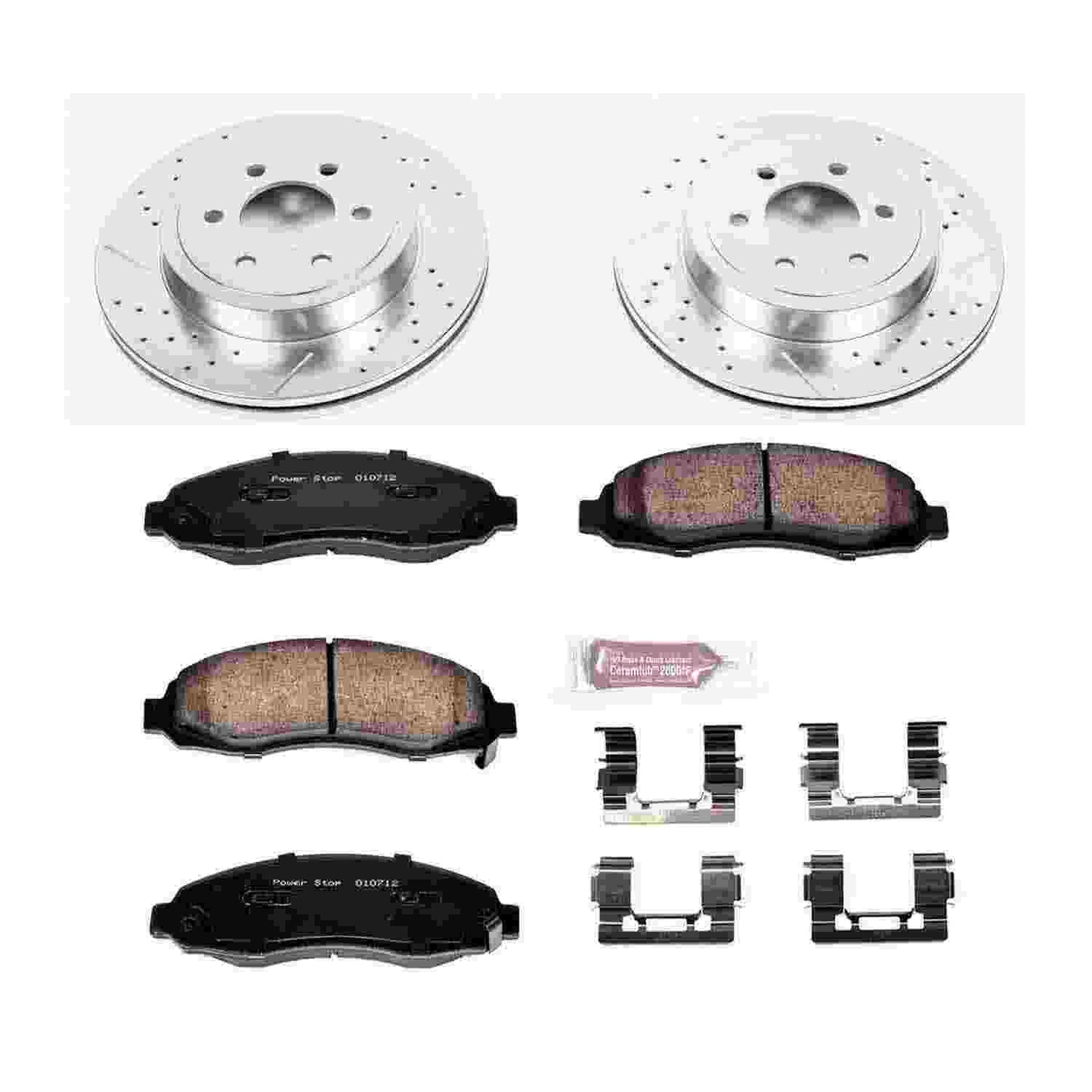 PowerStop Power Stop 03-04 Dodge Dakota Front Z23 Evolution Sport Brake Kit K2187