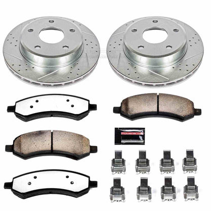 PowerStop Power Stop 05-10 Dodge Dakota Front Z36 Truck & Tow Brake Kit K2193-36