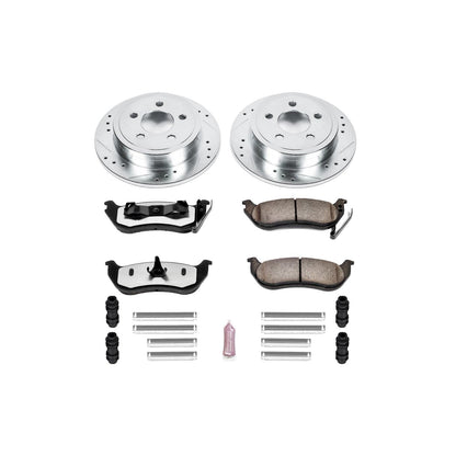 PowerStop Power Stop 03-07 Jeep Liberty Rear Z36 Truck & Tow Brake Kit K2197-36