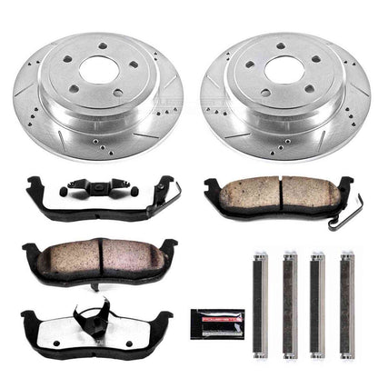PowerStop Power Stop 06-10 Jeep Commander Rear Z36 Truck & Tow Brake Kit K2221-36