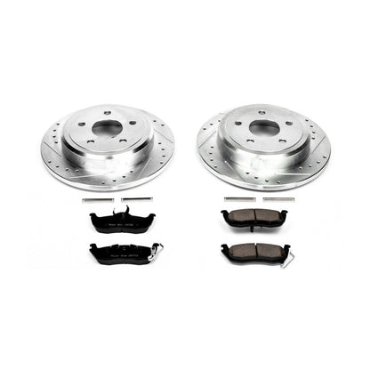 PowerStop Power Stop 06-10 Jeep Commander Rear Z23 Evolution Sport Brake Kit K2221