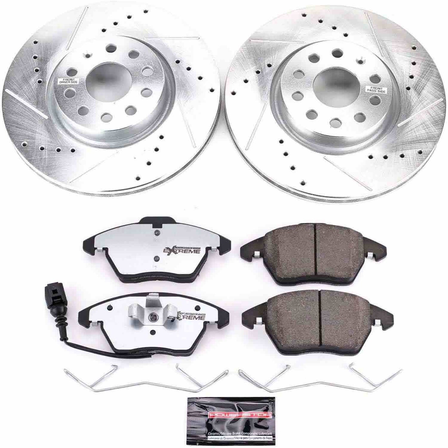 PowerStop Power Stop 06-13 Audi A3 Front Z26 Street Warrior Brake Kit K2259-26