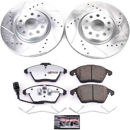 PowerStop Power Stop 06-13 Audi A3 Front Z26 Street Warrior Brake Kit K2259-26