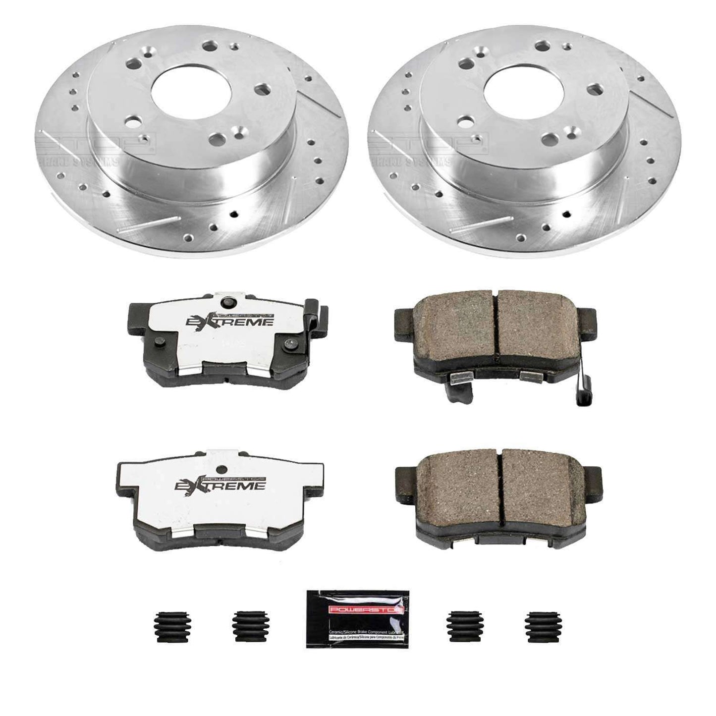PowerStop Power Stop 97-01 Acura Integra Rear Z26 Street Warrior Brake Kit K2270-26