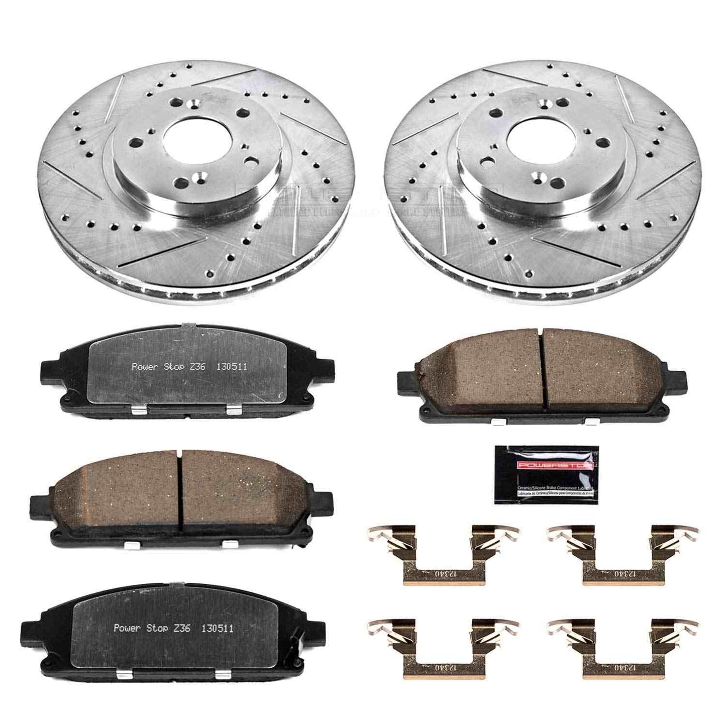 PowerStop Power Stop 03-06 Acura MDX Front Z36 Truck & Tow Brake Kit K2290-36