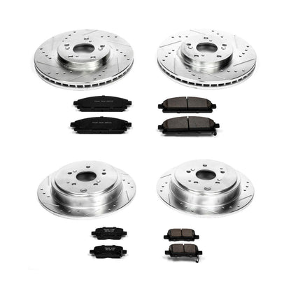 PowerStop Power Stop 03-06 Acura MDX Front & Rear Z23 Evolution Sport Brake Kit K2291