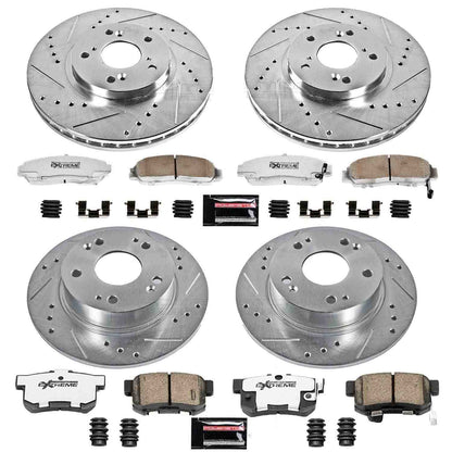 PowerStop Power Stop 04-08 Acura TSX Front & Rear Z26 Street Warrior Brake Kit K2297-26