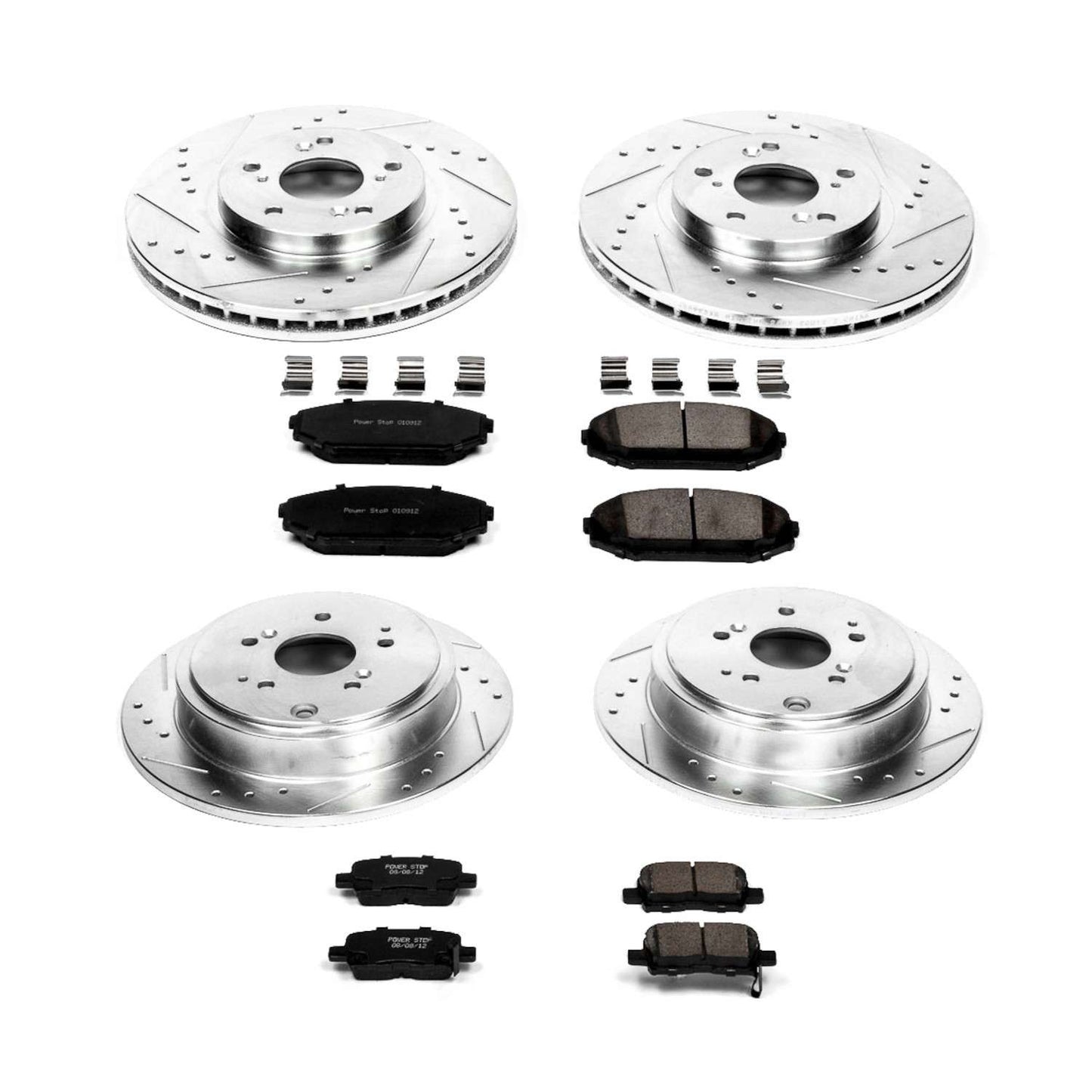PowerStop Power Stop 01-02 Acura MDX Front & Rear Z23 Evolution Sport Brake Kit K2300