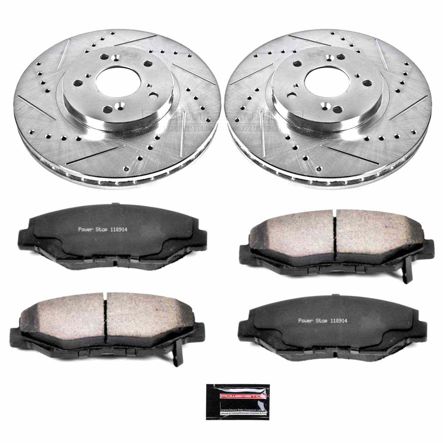 PowerStop Power Stop 03-08 Honda Pilot Front Z36 Truck & Tow Brake Kit K2302-36