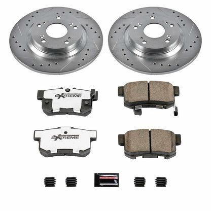 PowerStop Power Stop 00-09 Honda S2000 Rear Z26 Street Warrior Brake Kit K2310-26