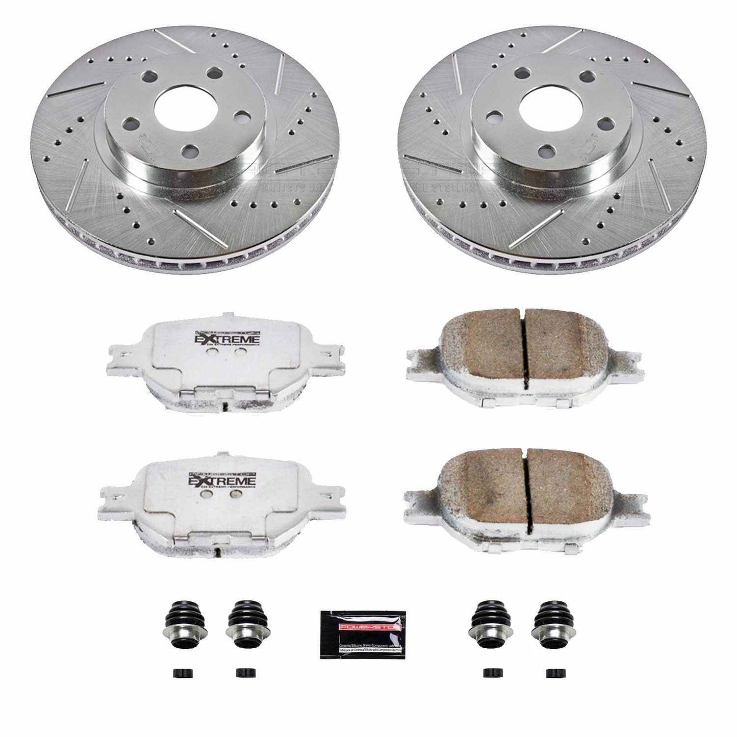 PowerStop Power Stop 05-10 Scion tC Front Z26 Street Warrior Brake Kit K2313-26
