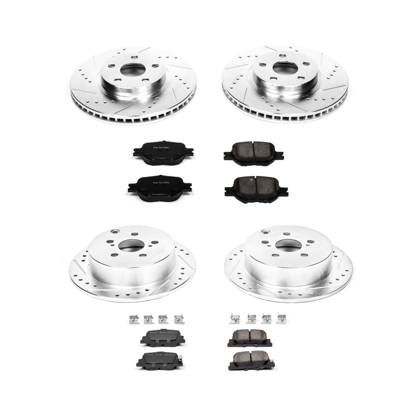 PowerStop Power Stop 05-10 Scion tC Front & Rear Z23 Evolution Sport Brake Kit K2315
