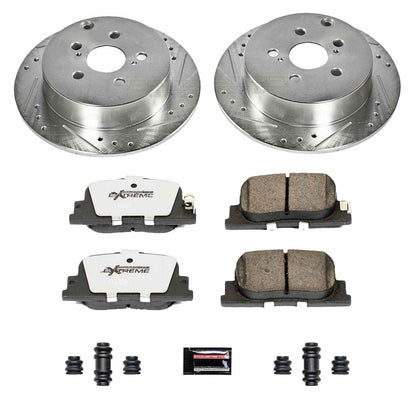PowerStop Power Stop 03-06 Pontiac Vibe Rear Z26 Street Warrior Brake Kit K2318-26