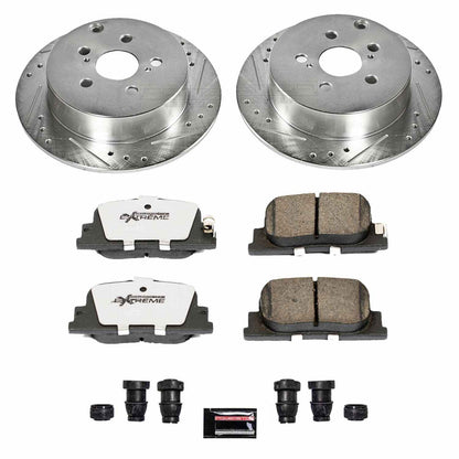 PowerStop Power Stop 05-10 Scion tC Rear Z26 Street Warrior Brake Kit K2319-26