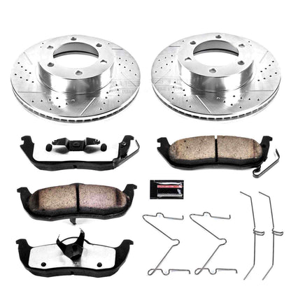 PowerStop Power Stop 01-02 Toyota Sequoia Front Z36 Truck & Tow Brake Kit K2323-36