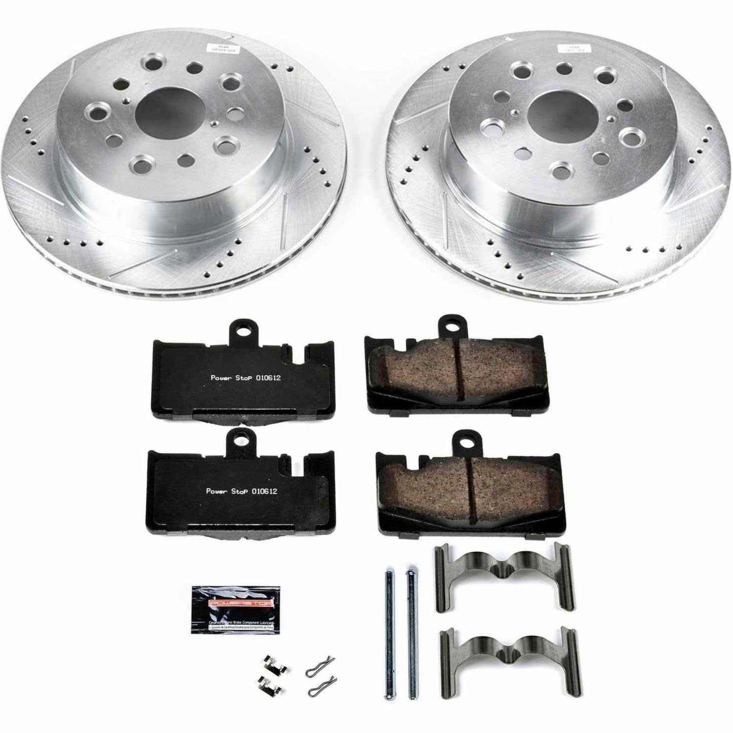 PowerStop Power Stop 01-06 Lexus LS430 Rear Z23 Evolution Sport Brake Kit K2329