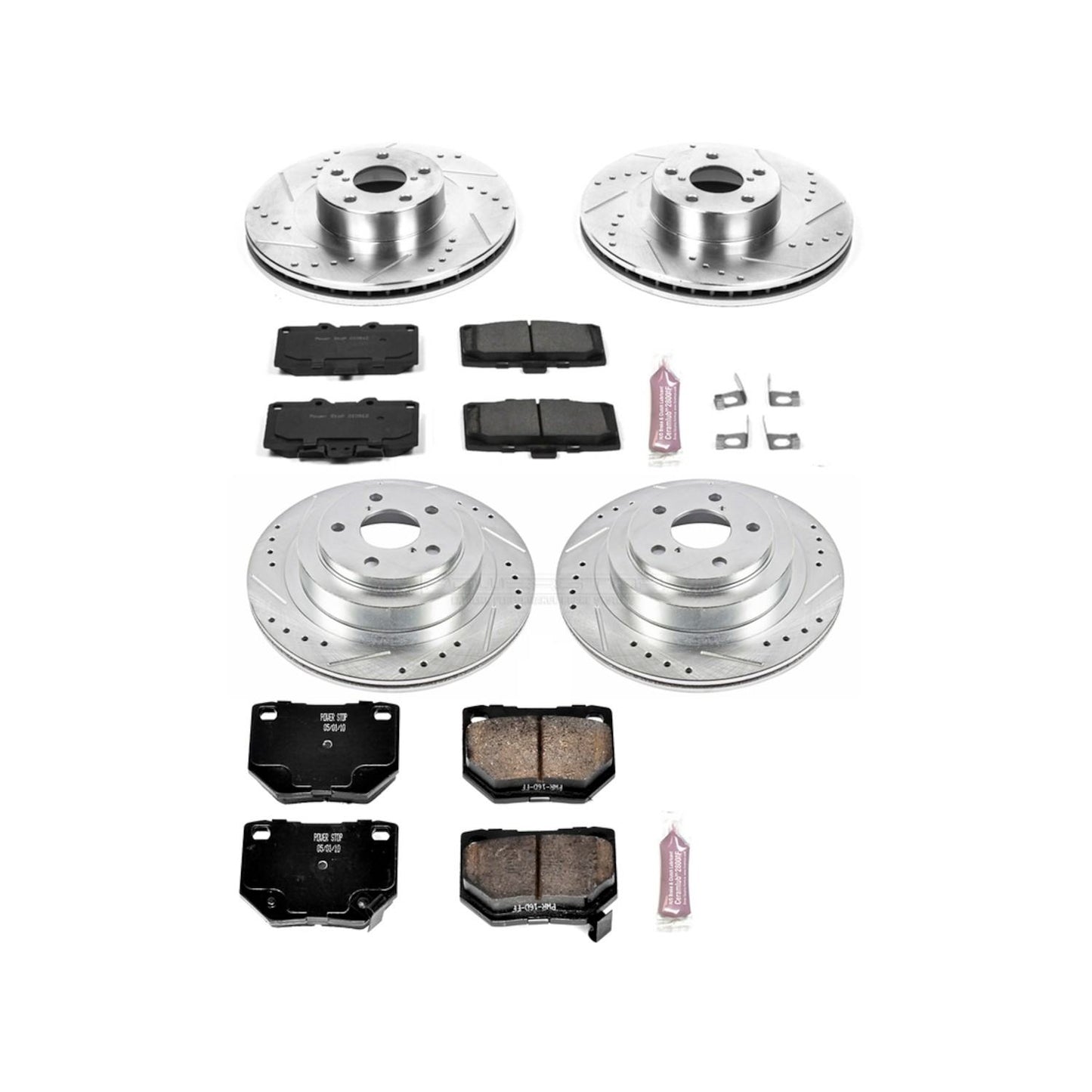 PowerStop Power Stop 06-07 Subaru Impreza Front & Rear Z23 Evolution Sport Brake Kit K2368