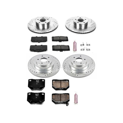 PowerStop Power Stop 06-07 Subaru Impreza Front & Rear Z23 Evolution Sport Brake Kit K2368