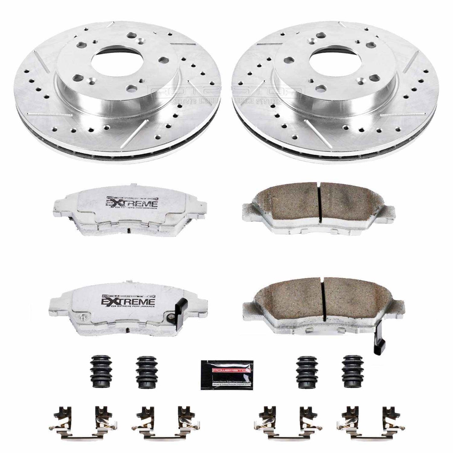 PowerStop Power Stop 02-06 Acura RSX Front Z26 Street Warrior Brake Kit K2386-26