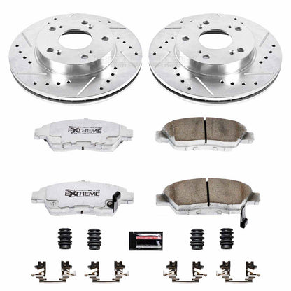 PowerStop Power Stop 02-06 Acura RSX Front Z26 Street Warrior Brake Kit K2386-26