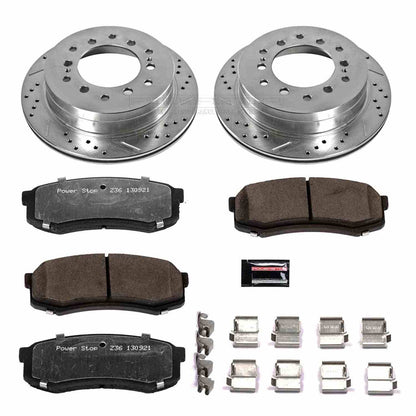 PowerStop Power Stop 03-09 Lexus GX470 Rear Z36 Truck & Tow Brake Kit K2405-36