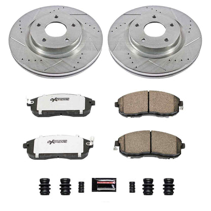 PowerStop Power Stop 07-13 Nissan Altima Front Z26 Street Warrior Brake Kit K241-26
