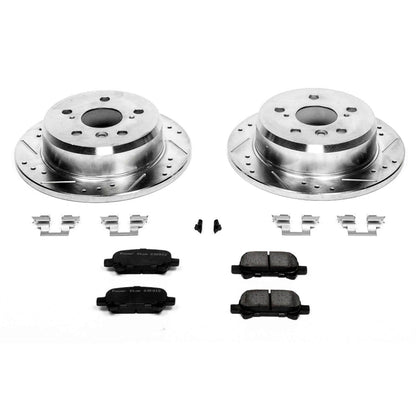 PowerStop Power Stop 05-07 Toyota Avalon Rear Z23 Evolution Sport Brake Kit K2417