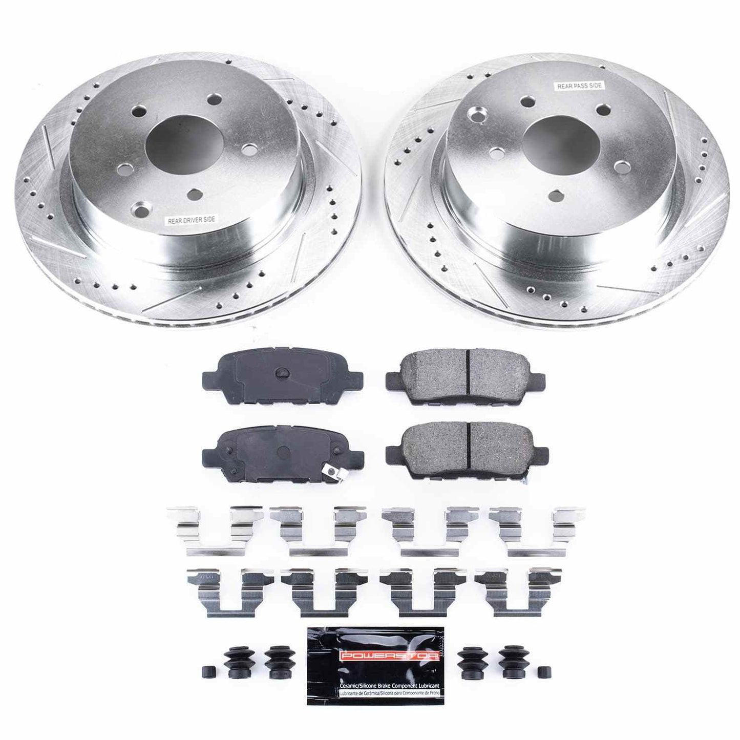 PowerStop Power Stop 03-12 Infiniti FX35 Rear Z23 Evolution Sport Brake Kit K2427