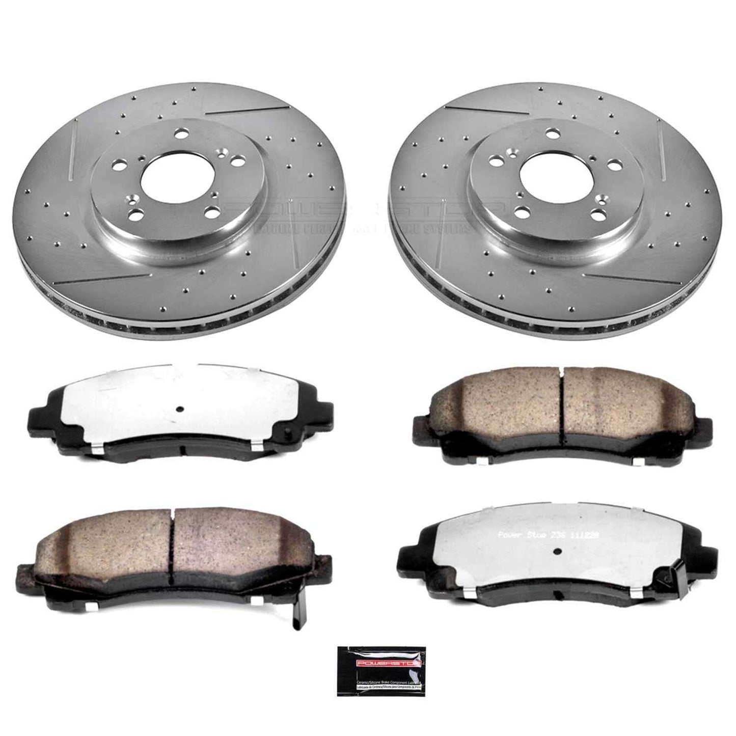 PowerStop Power Stop 06-11 Honda Ridgeline Front Z36 Truck & Tow Brake Kit K2429-36