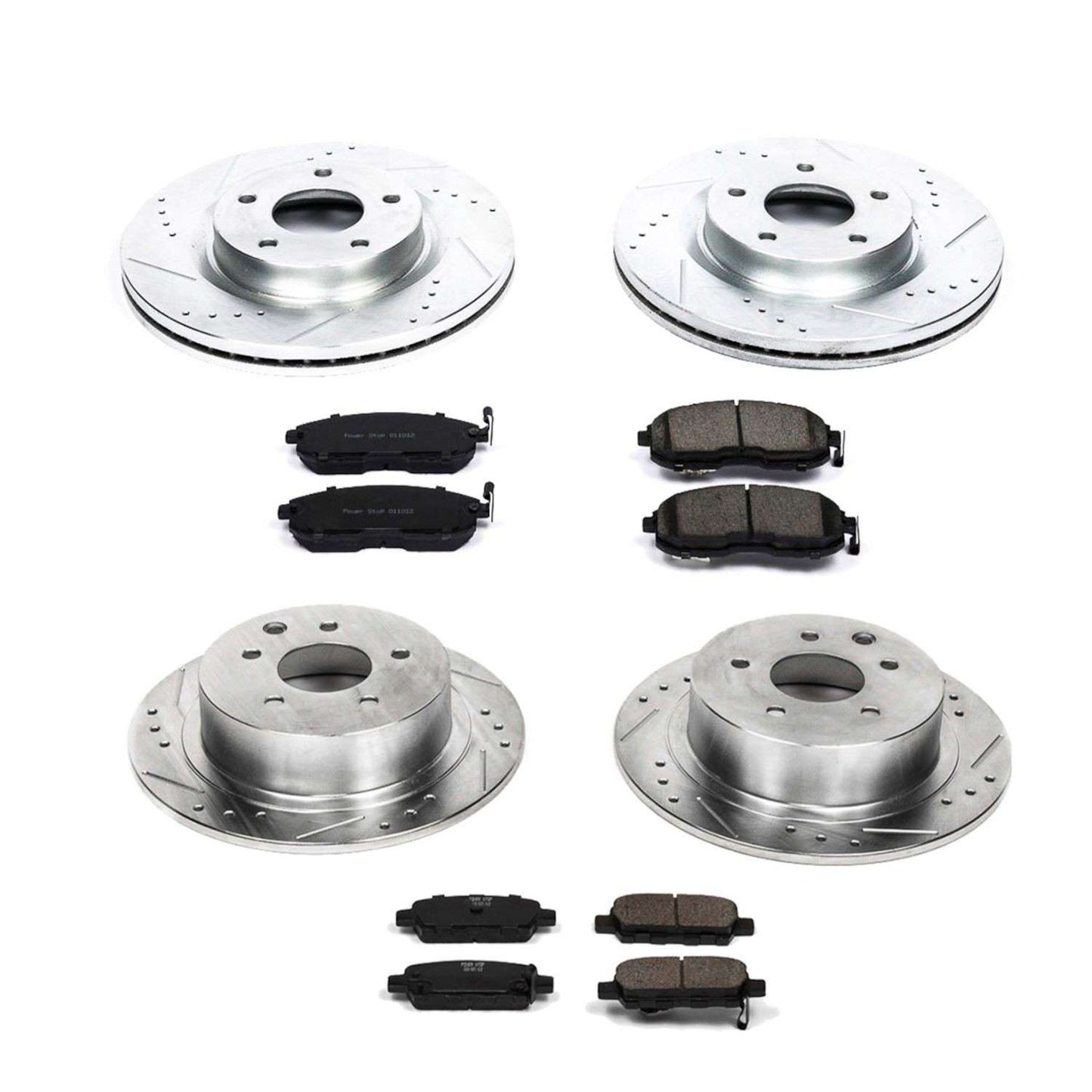 PowerStop Power Stop 10-13 Nissan Altima Front & Rear Z23 Evolution Sport Brake Kit K242