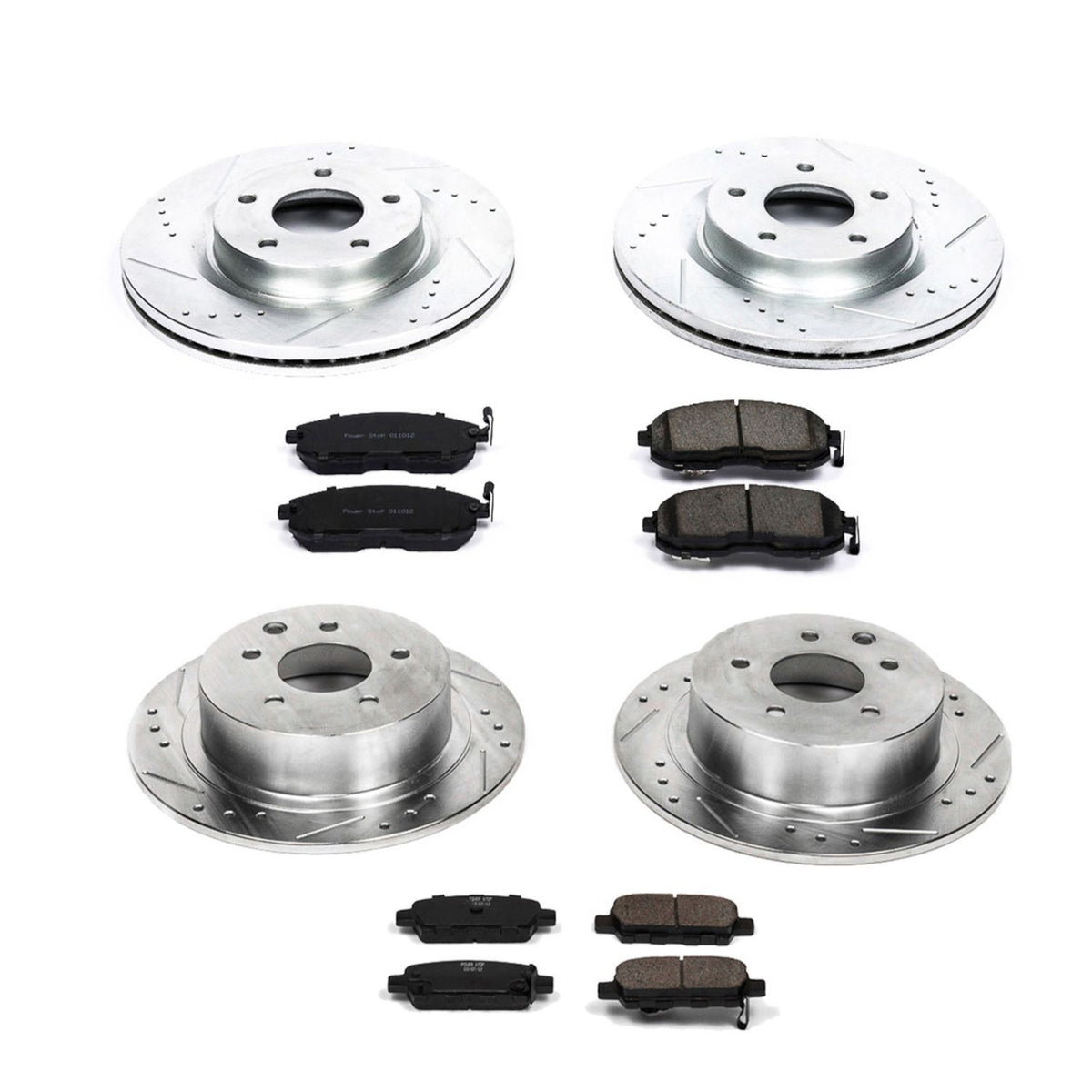 PowerStop Power Stop 10-13 Nissan Altima Front & Rear Z23 Evolution Sport Brake Kit K242