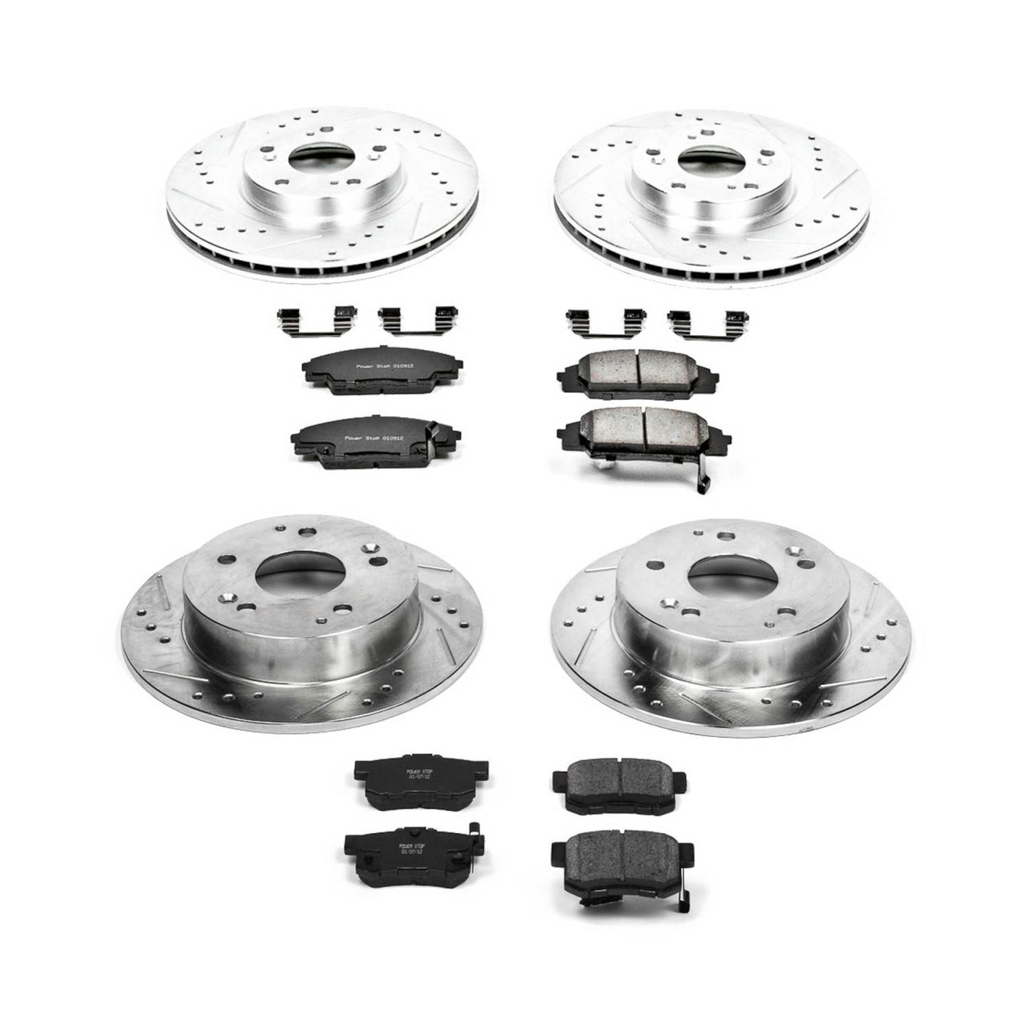 PowerStop Power Stop 02-06 Acura RSX Front & Rear Z23 Evolution Sport Brake Kit K2441