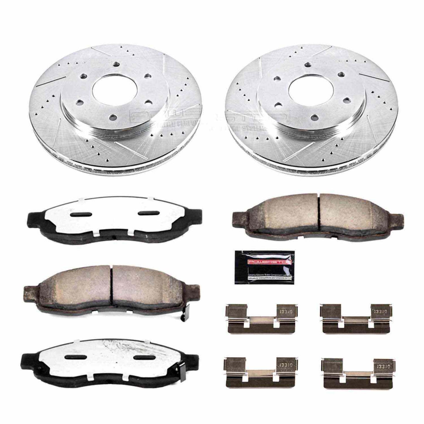 PowerStop Power Stop 04-05 Infiniti QX56 Front Z36 Truck & Tow Brake Kit K2442-36