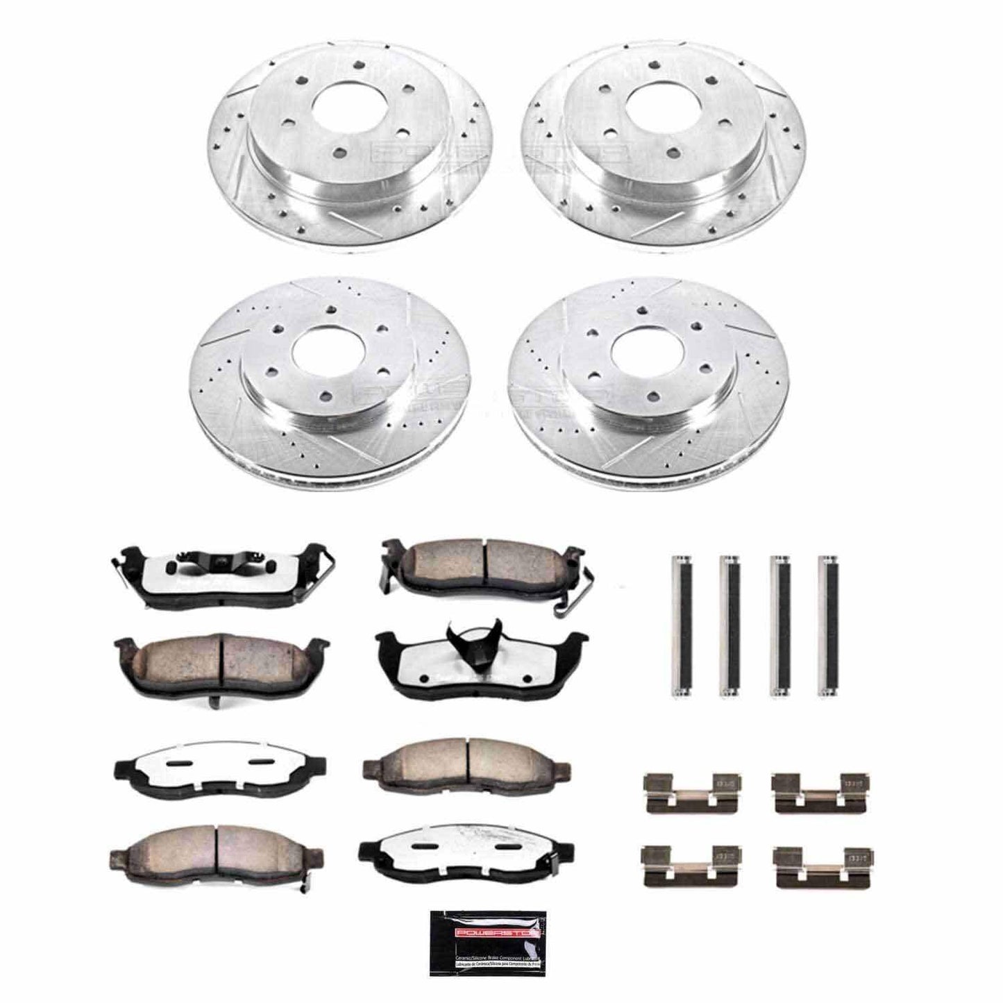 PowerStop Power Stop 04-05 Infiniti QX56 Front & Rear Z36 Truck & Tow Brake Kit K2443-36