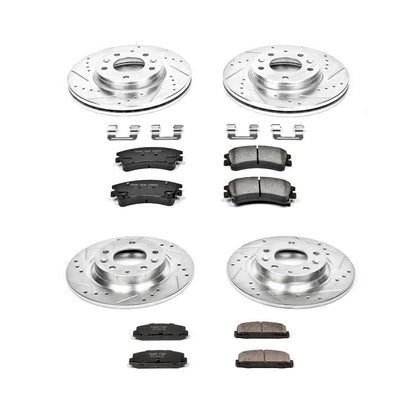 PowerStop Power Stop 03-05 Mazda 6 Front & Rear Z23 Evolution Sport Brake Kit K2449