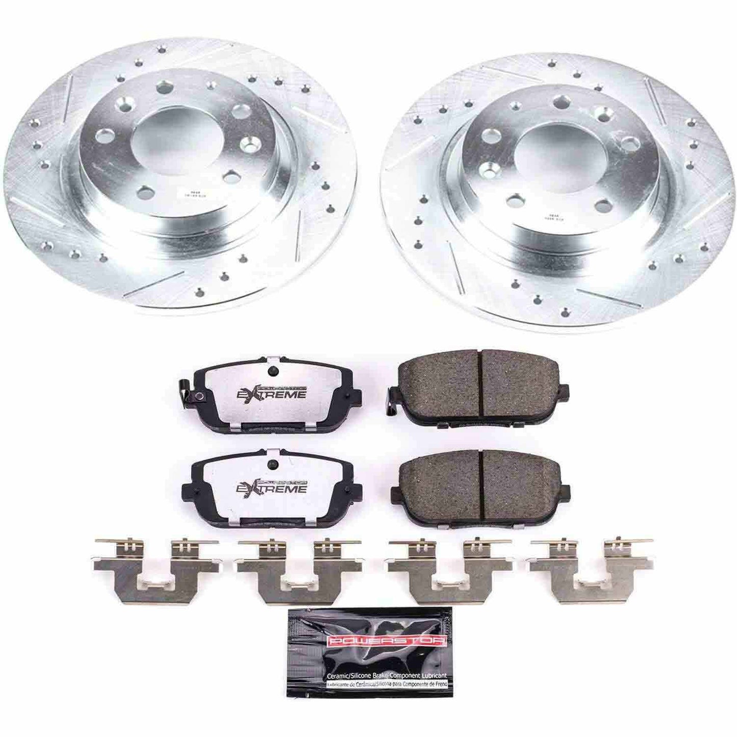 PowerStop Power Stop 06-15 Mazda MX-5 Miata Rear Z26 Street Warrior Brake Kit K2451-26
