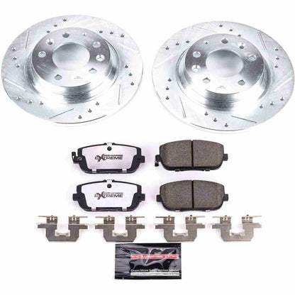 PowerStop Power Stop 06-15 Mazda MX-5 Miata Rear Z26 Street Warrior Brake Kit K2451-26